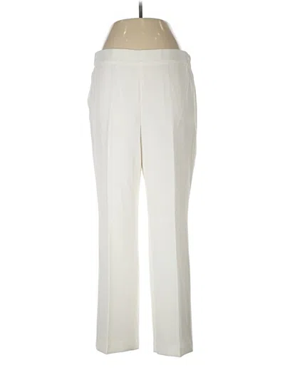 Pre-owned Kasper Dress Pants In Ivory