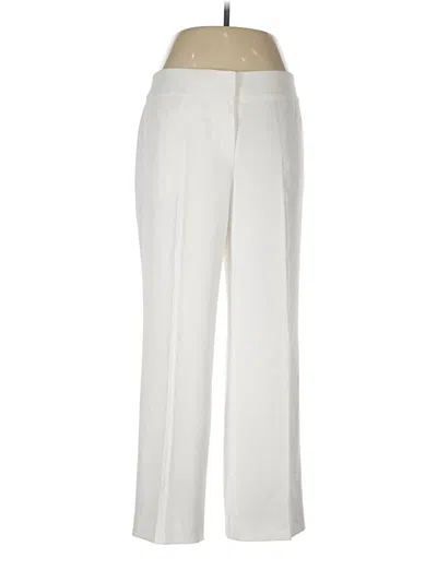 Pre-owned Kasper Dress Pants In Ivory