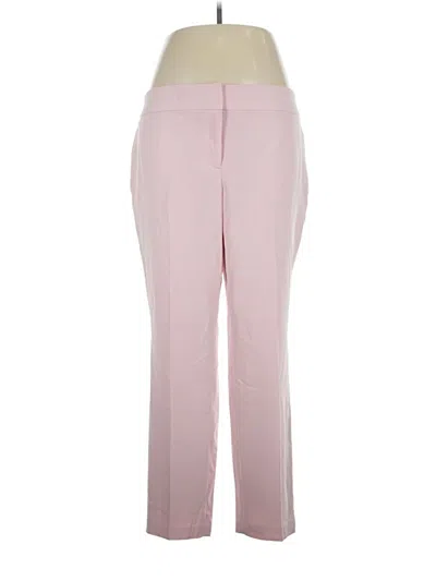 Pre-owned Kasper Dress Pants In Pink