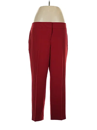 Pre-owned Kasper Dress Pants In Red