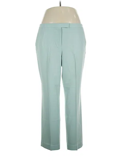 Pre-owned Kasper Dress Pants In Teal