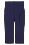 Kasper Elastic Back Pants In Blue