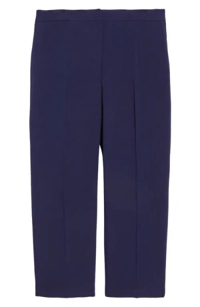 Kasper Elastic Back Pants In Blue