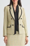 Kasper Faux Double Breasted Blazer In Neutral