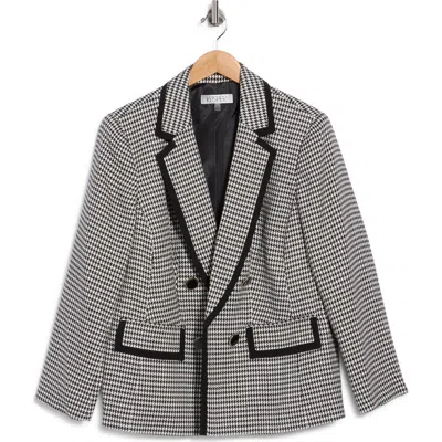 Kasper Faux Double Breasted Blazer In Black
