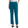 Kasper Faux Fly Pull-on Pants In Blue