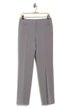 Kasper Flat Front Pants In Gray