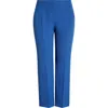 Kasper Flat Front Slim Pants In Blue