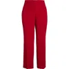 Kasper Flat Front Slim Pants In Red