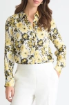 Kasper Floral Button-up Shirt In Multi