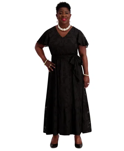 Kasper Flutter-sleeve Smock-waist Dress, Regular & Plus