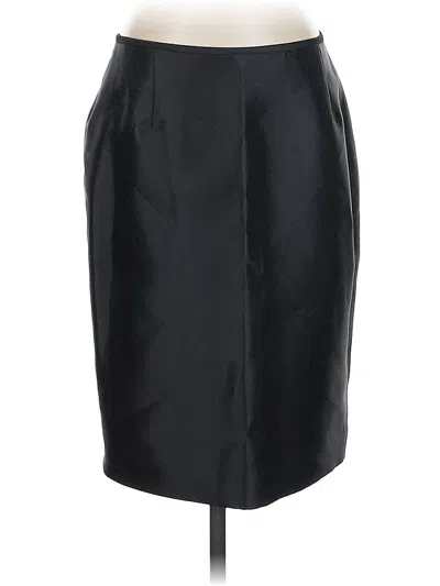 Pre-owned Kasper Formal Skirt In Black
