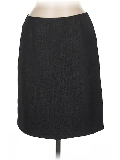 Pre-owned Kasper Formal Skirt In Black