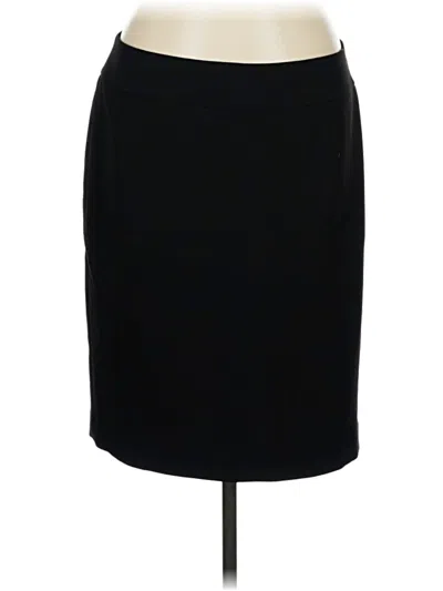 Pre-owned Kasper Formal Skirt In Black