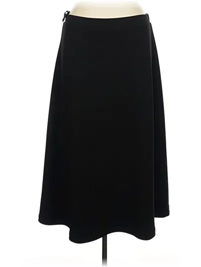 Pre-owned Kasper Formal Skirt In Black