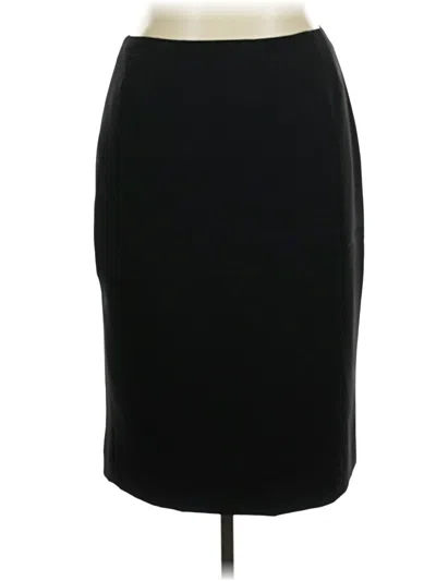 Pre-owned Kasper Formal Skirt In Black