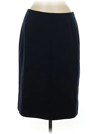 Pre-owned Kasper Formal Skirt In Black