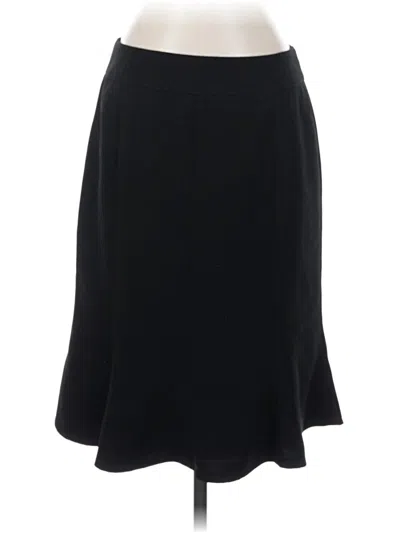 Pre-owned Kasper Formal Skirt In Black