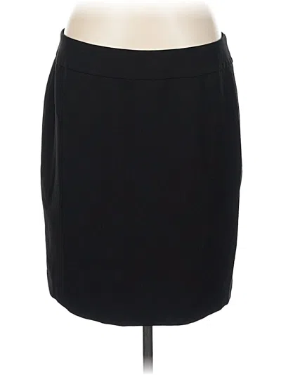 Pre-owned Kasper Formal Skirt In Black