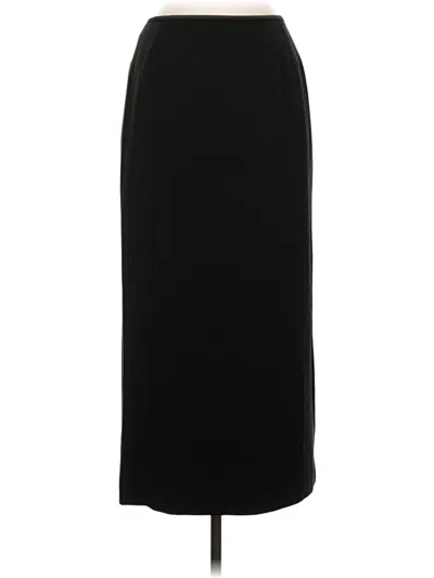 Pre-owned Kasper Formal Skirt In Black