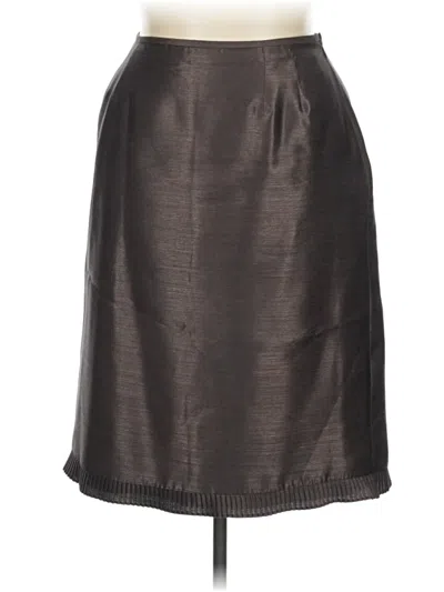 Pre-owned Kasper Formal Skirt In Black