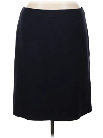 Pre-owned Kasper Formal Skirt In Black