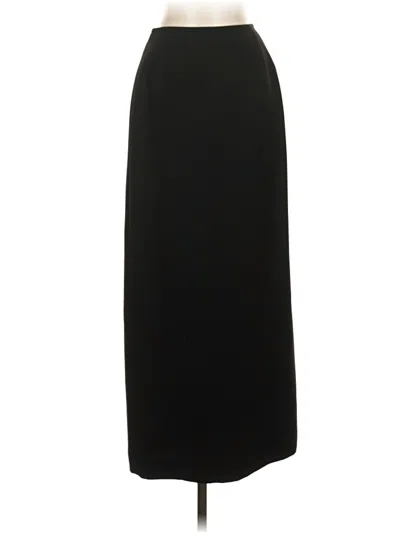 Pre-owned Kasper Formal Skirt In Black