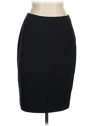 Pre-owned Kasper Formal Skirt In Black