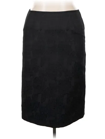 Pre-owned Kasper Formal Skirt In Black