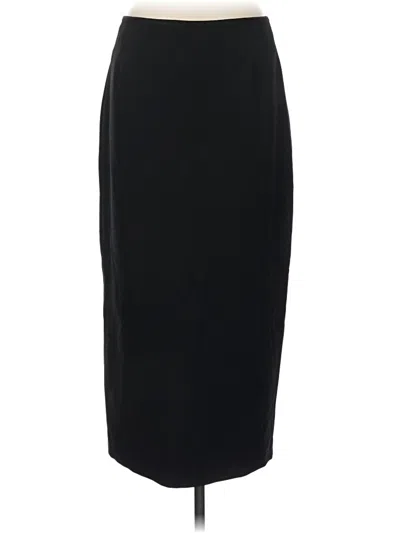 Pre-owned Kasper Formal Skirt In Black