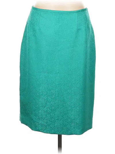 Pre-owned Kasper Formal Skirt In Blue