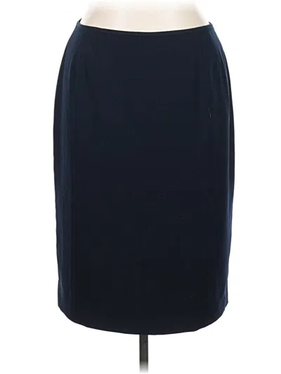 Pre-owned Kasper Formal Skirt In Blue