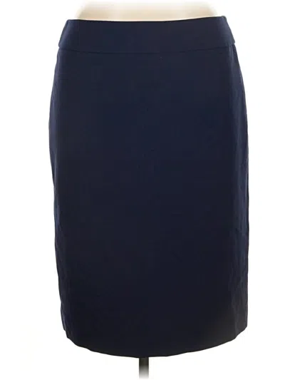 Pre-owned Kasper Formal Skirt In Blue