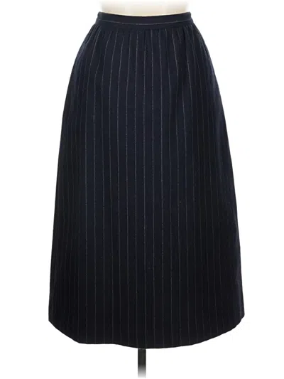 Pre-owned Kasper Formal Skirt In Blue