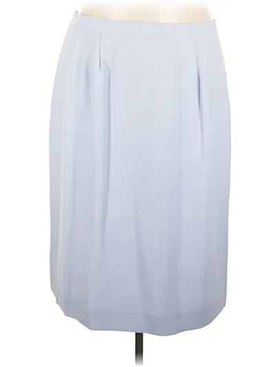 Pre-owned Kasper Formal Skirt In Blue