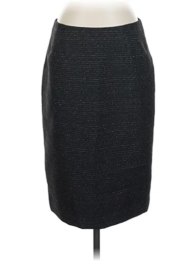Pre-owned Kasper Formal Skirt In Gray