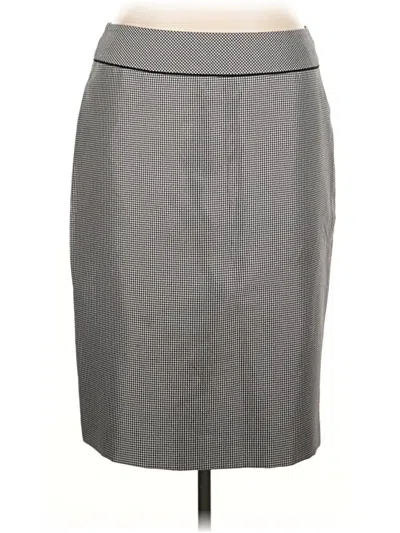 Pre-owned Kasper Formal Skirt In Gray