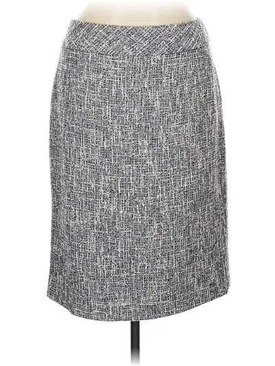 Pre-owned Kasper Formal Skirt In Gray