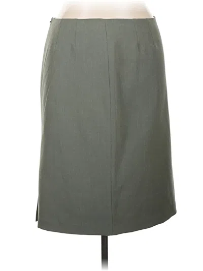 Pre-owned Kasper Formal Skirt In Gray