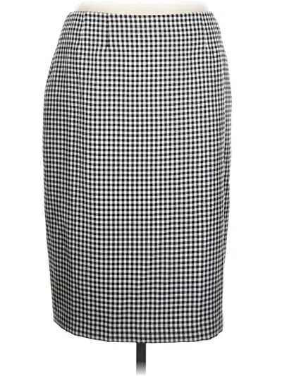 Pre-owned Kasper Formal Skirt In Gray