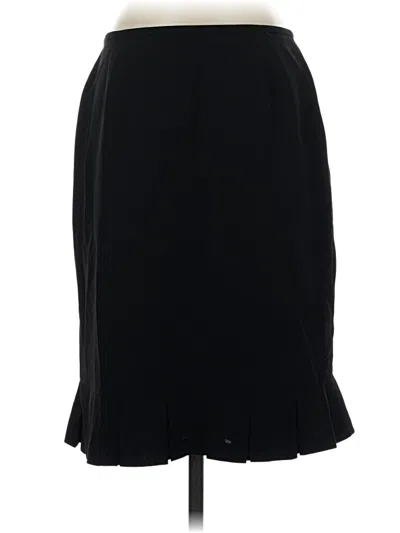 Pre-owned Kasper Formal Skirt In Ivory