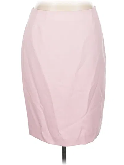 Pre-owned Kasper Formal Skirt In Pink