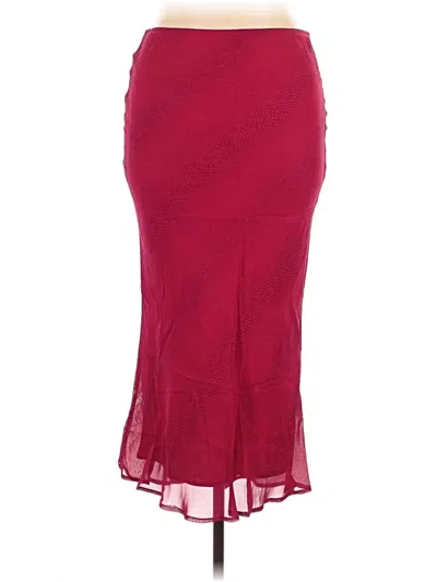 Pre-owned Kasper Formal Skirt In Pink