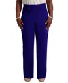 Kasper High-rise Pull-on Rivet Pants, Regular & Plus