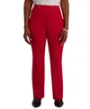 Kasper High-rise Pull-on Rivet Pants, Regular & Plus