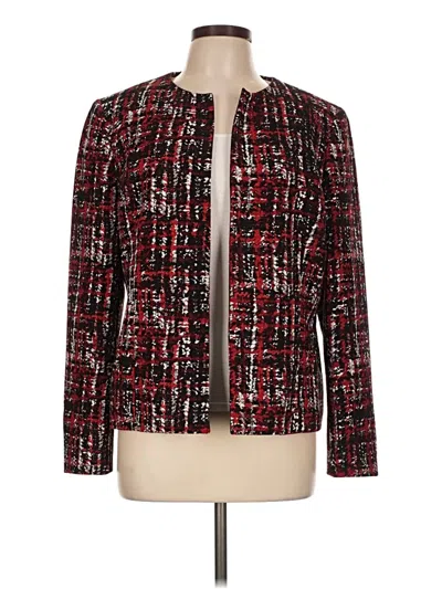 Pre-owned Kasper Jacket In Burgundy