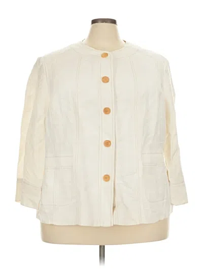 Pre-owned Kasper Jacket In Ivory