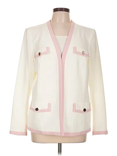 Pre-owned Kasper Jacket In Ivory
