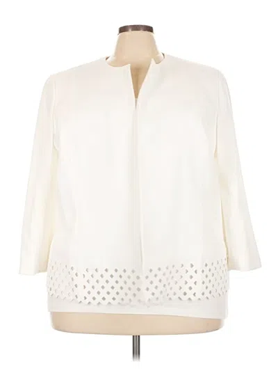 Pre-owned Kasper Jacket In Ivory