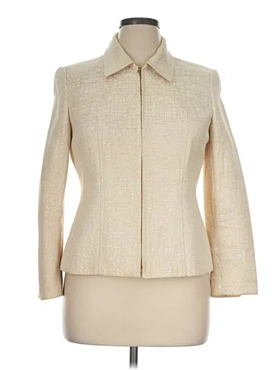 Pre-owned Kasper Jacket In Ivory